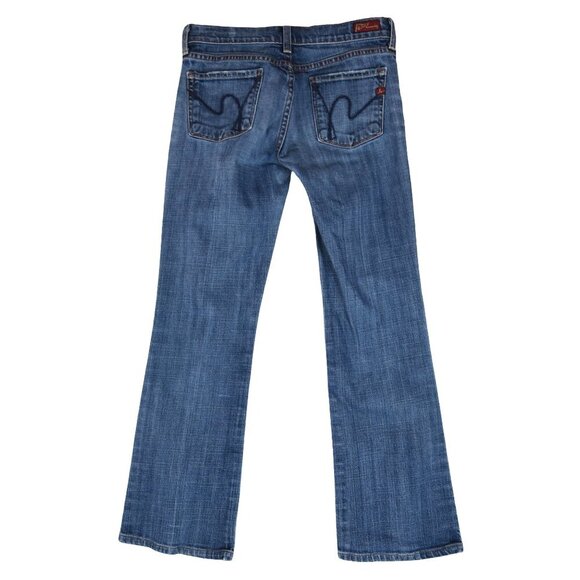 7 For All Mankind by Jerome Dahan Kelly Bootcut Jeans Size 26 Made in USA - Picture 1 of 10